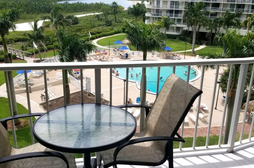 View from the balcony
