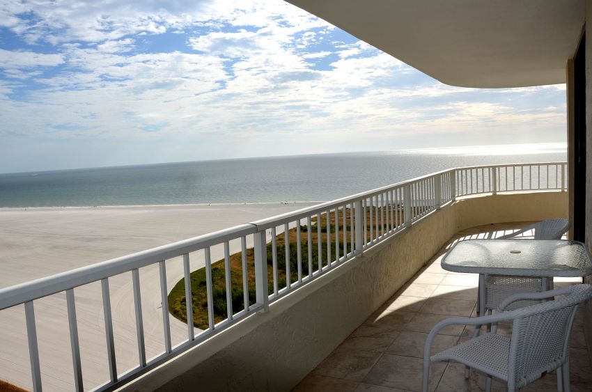 Beach view from 19th floor balcony